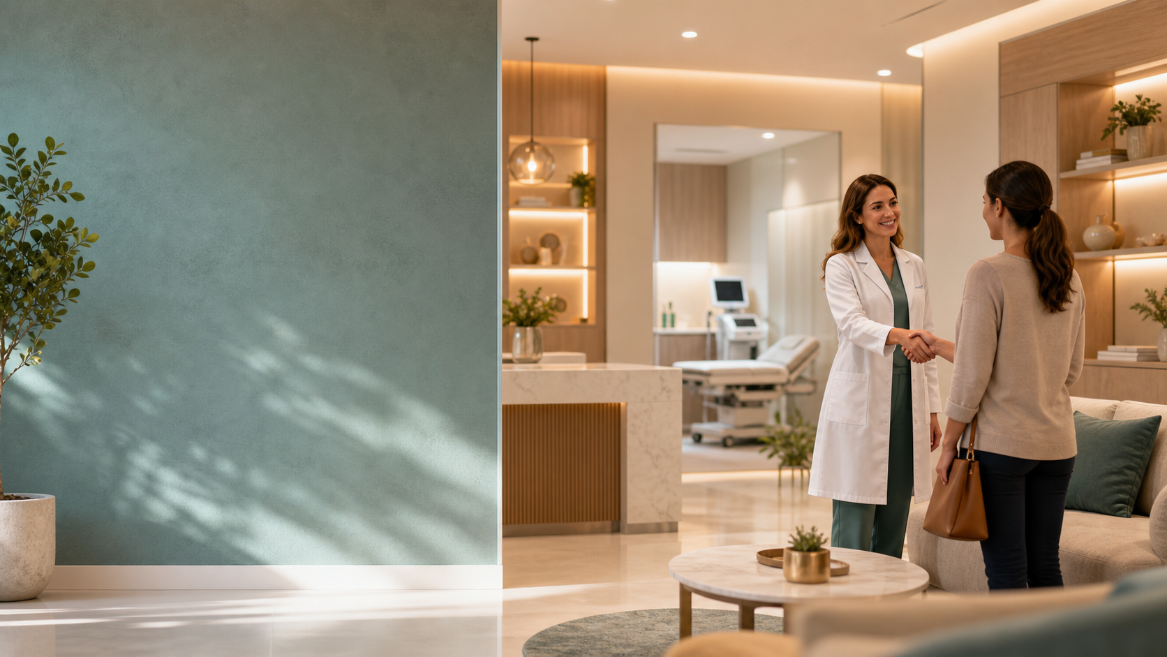 Modern longevity clinic environment